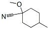 Cyclohexanecarbonitrile, 1-methoxy-4-methyl- (9CI) Struktur