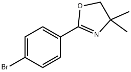 2-(4-BROMO-PHENYL)-4,4-DIMETHYL-4,5-DIHYDRO-OXAZOLE Struktur