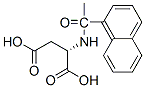 1-Naphthalenylacetylaspartic acid Struktur