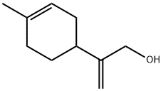 4-methyl-beta-methylenecyclohex-3-ene-1-ethanol Struktur