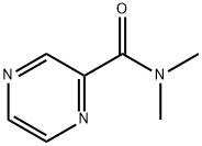 Pyrazinecarboxamide, N,N-dimethyl- (8CI,9CI) Struktur