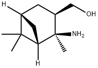 (1S,2S,3R,5S)-(2-AMINO-2,6,6-TRIMETHYL-BICYCLO[3.1.1]HEPT-3-YL)-METHANOL Struktur