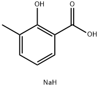 3-METHYLSALICYLIC ACID SODIUM SALT Struktur