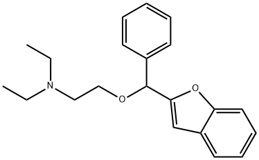 Triethylamine, 2-((alpha-2-benzofuranylbenzyl)oxy)- Struktur