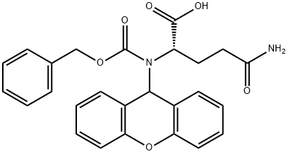 Z-GLN(XAN)-OH Struktur