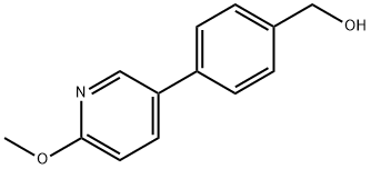 3-(5-Cyanopyridin-3-yl)benzyl alcohol Struktur