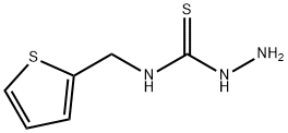 N-(2-thienylmethyl)-1-hydrazinecarbothioamide Struktur