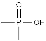 DIMETHYLPHOSPHINIC ACID Struktur