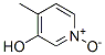 3-Pyridinol,4-methyl-,1-oxide(7CI,8CI,9CI) Struktur