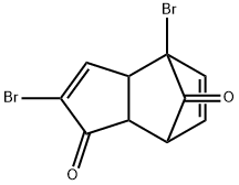 4,7-dibromotricyclo[5.2.1.0~2,6~]deca-4,8-diene-3,10-dione Struktur