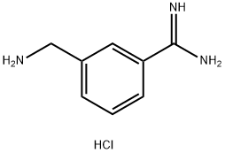 3-AMINOMETHYL BENZAMIDINE DIHYDROCHLORIDE
 Struktur