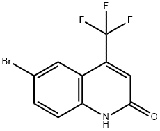 6-broMo-4-trifluoroMethylquinolin-2(1H)-one Struktur