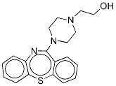 Quetiapine Hydroxy Impurity Dihydrochloride Salt Struktur