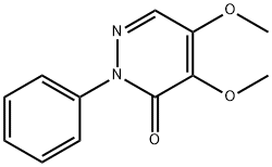 4,5-Dimethoxy-2-phenylpyridazin-3(2H)-one Struktur