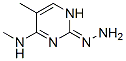 2(1H)-Pyrimidinone,5-methyl-4-(methylamino)-,hydrazone(9CI) Struktur