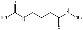 Butanoic  acid,  4-[(aminocarbonyl)amino]-,  hydrazide Struktur