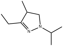 2-Pyrazoline,  3-ethyl-1-isopropyl-4-methyl-  (8CI) Struktur