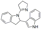 2-(1H-Indol-3-yl)-1-(1-pyrrolin-2-yl)indoline Struktur