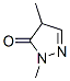 2,4-Dihydro-2,4-dimethyl-3H-pyrazol-3-one Struktur