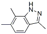 1H-Indazole,  3,6,7-trimethyl- Struktur