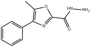 5-METHYL-4-PHENYL-1,3-OXAZOLE-2-CARBOHYDRAZIDE Struktur