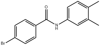 4-bromo-N-(3,4-dimethylphenyl)benzamide Struktur