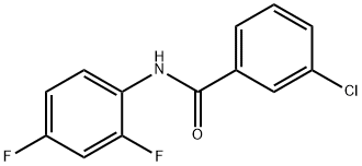 3-Chloro-N-(2,4-difluorophenyl)benzaMide, 97% Struktur