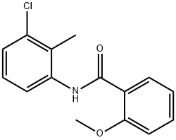 N-(3-chloro-2-methylphenyl)-2-methoxybenzamide Struktur