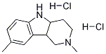 2,3,4,4a,5,9B-hexahydro-2,8-dimethyl-1H-pipido[4,3-B]indola, dihydrochloride Struktur