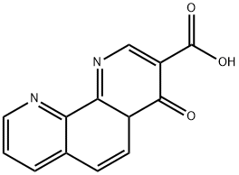 4-OXO-1,4-DIHYDRO-[1,10]PHENANTHROLINE-3-CARBOXYLIC ACID, 331830-20-7, 結(jié)構(gòu)式