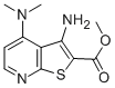 3-AMINO-4-DIMETHYLAMINO-THIENO[2,3-B]PYRIDINE-2-CARBOXYLIC ACID METHYL ESTER Struktur