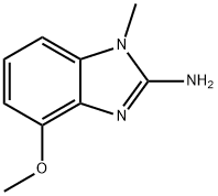 Benzimidazole, 2-amino-4-methoxy-1-methyl- (8CI) Struktur