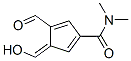 1,4-Cyclopentadiene-1-carboxamide,  4-formyl-3-(hydroxymethylene)-N,N-dimethyl-  (8CI) Struktur