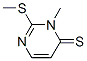 4(3H)-Pyrimidinethione,  3-methyl-2-(methylthio)- Struktur