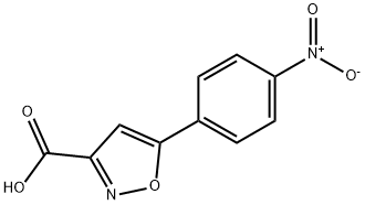 5-(4-Nitrophenyl)isoxazole-3-carboxylic acid Struktur