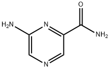 Pyrazinecarboxamide, 6-amino- (8CI,9CI) Struktur