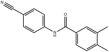 Benzamide, N-(4-cyanophenyl)-3,4-dimethyl- (9CI) Struktur