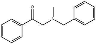 2-(benzyl(Methyl)aMino)-1-phenylethanone Structure