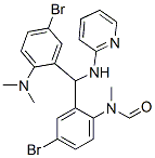 N-(4-BROMO-2-[(5-BROMO-2-DIMETHYLAMINO-PHENYL)-(PYRIDIN-2-YLAMINO)-METHYL]-PHENYL)-N-METHYL-FORMAMIDE Struktur