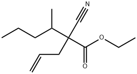 ETHYL 2-ALLYL-2-CYANO-3-METHYLHEXANOATE Struktur