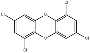 1,3,6,8-TETRACHLORODIBENZO-P-DIOXIN Struktur