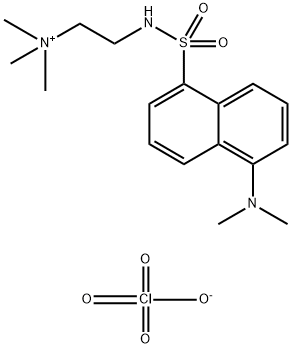 (DANSYLAMINOETHYL)-TRIMETHYLAMMONIUM PERCHLORATE Struktur