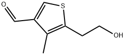 2-(4-forMyl-3-Methylthiophen-2-yl)ethyl acetate Struktur