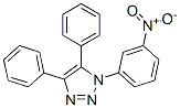 1-(3-Nitrophenyl)-4,5-diphenyl-1H-1,2,3-triazole Struktur