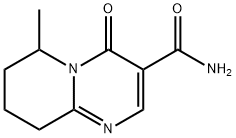 6,7,8,9-Tetrahydro-6-methyl-4-oxo-4H-pyrido[1,2-a]pyrimidine-3-carboxamide Struktur