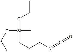 3-(Diethoxysilyl)propyl isocyanate Struktur