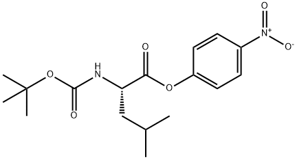 BOC-L-亮氨酸對硝基苯酯, 3350-19-4, 結(jié)構(gòu)式