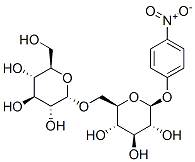 4-Nitrophenyl6-O-(a-D-glucopyranosyl)-b-D-glucopyranoside Struktur