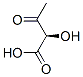 Butanoic acid, 2-hydroxy-3-oxo-, (2R)- (9CI) Struktur