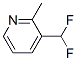 Pyridine, 3-(difluoromethyl)-2-methyl- (9CI) Struktur